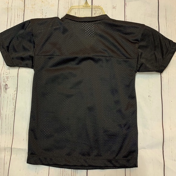 Childs Unisex 2T-Small Black & Red Panthers Logo Football Mesh Sports Jersey NWT - Picture 2 of 2